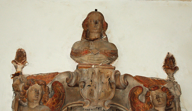 Memorial to Thomas Dalston, St Andrew's Church, Penrith, Cumbria