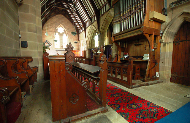 Chancel, Saint James' Church, Idridgehay, Derbyshire