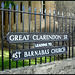 Great Clarendon Street signs