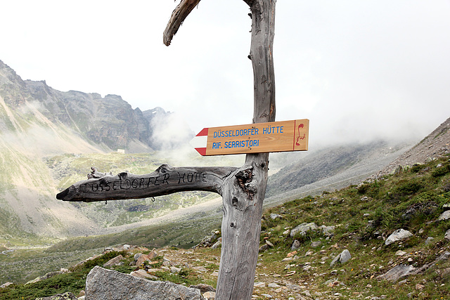 Wanderweg zur Düsseldorfer Hütte