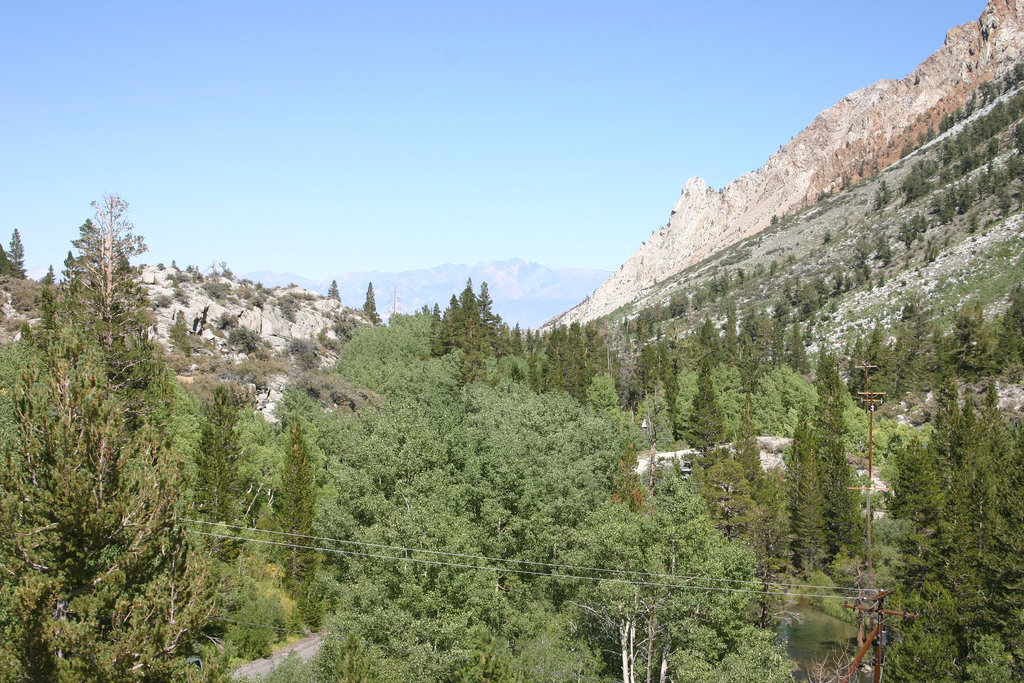 Downstream from Sabrina Lake Dam