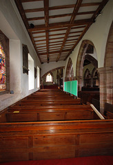 Box Pews in Aisle, Saint Lawrence's Church, Boroughgate, Appleby In Westmorland, Cumbria