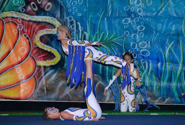 Spectacle de l'école du cirque de Corcelles...