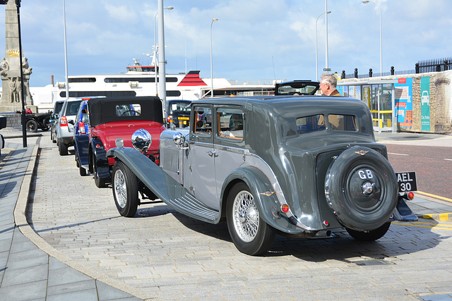 Liverpool 2013 – Rear view of a Lagonda