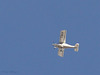 Flugzeug über dem Killesberg