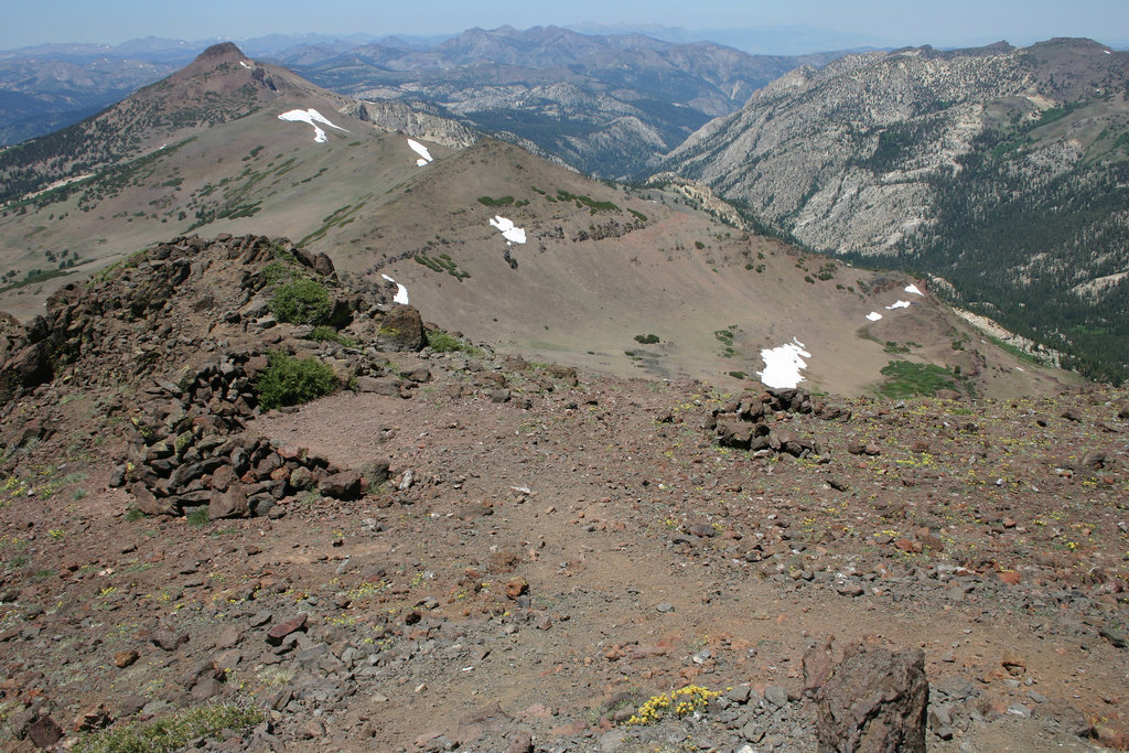 Looking northwest from Sonora Peak