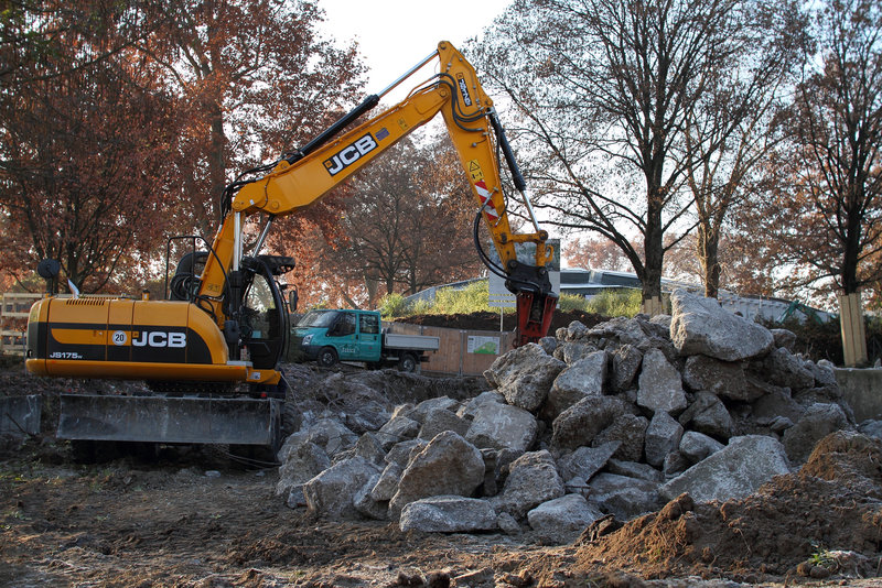 Baustelle Elefantengehege (Wilhelma)