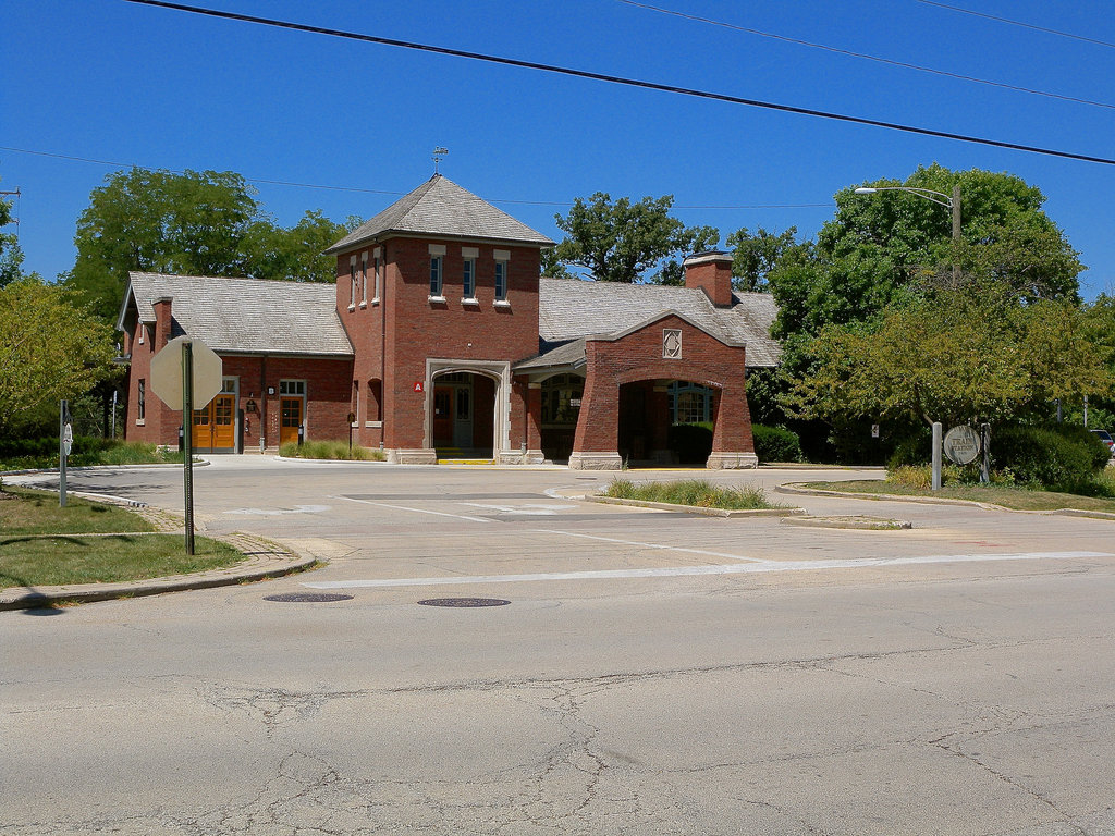 Lake Bluff railway station, Illinois