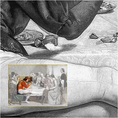 John Everett Millais: Lorenzo and Isabella (detail), 1849
