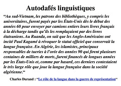 30-Lingva aŭtodafeo :Autodafé-linguistique-FR