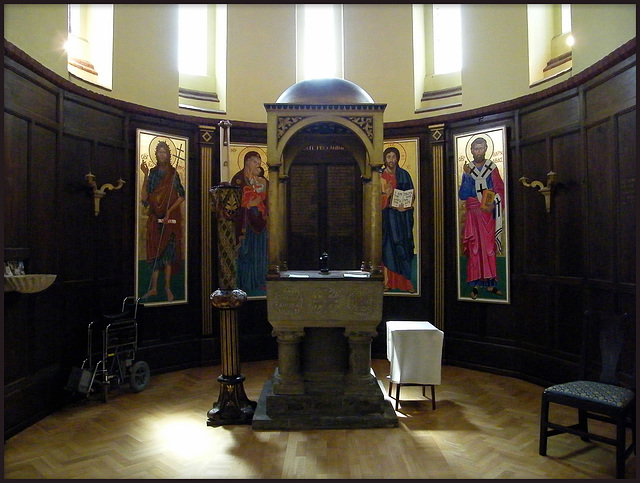 font at St Barnabas