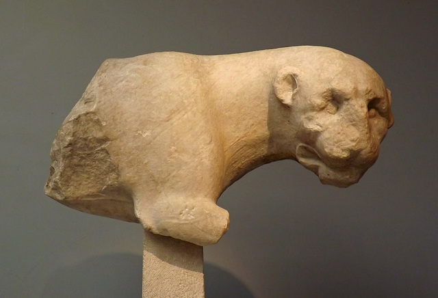 Forepart of a Running Leopard in the British Museum, May 2014