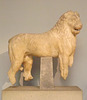 Marble Lion from the Mausoleum at Halicarnassus in the British Museum, May 2014