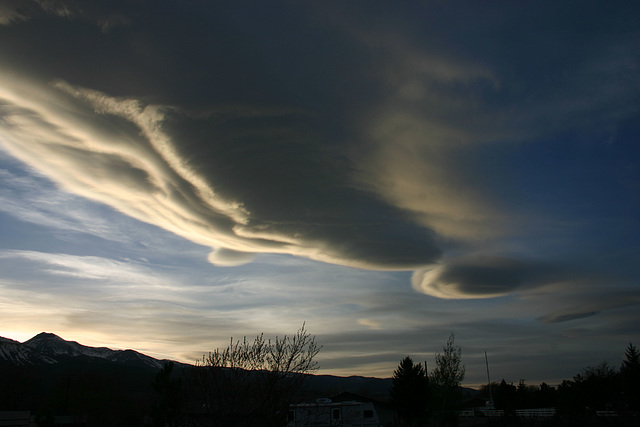 Lenticulars over Washoe Valley