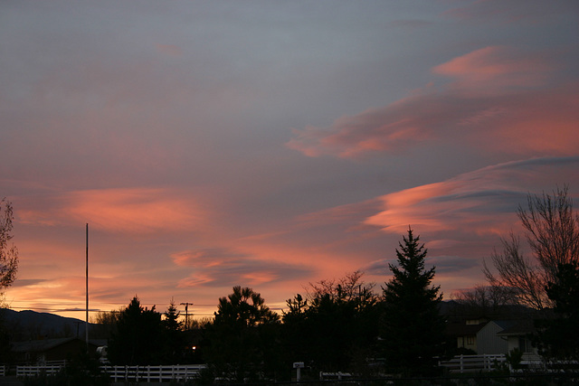 Lenticulars over Washoe Valley