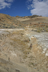 Eroded tailings below Leadville