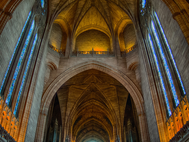 Inside Liverpool Cathedral