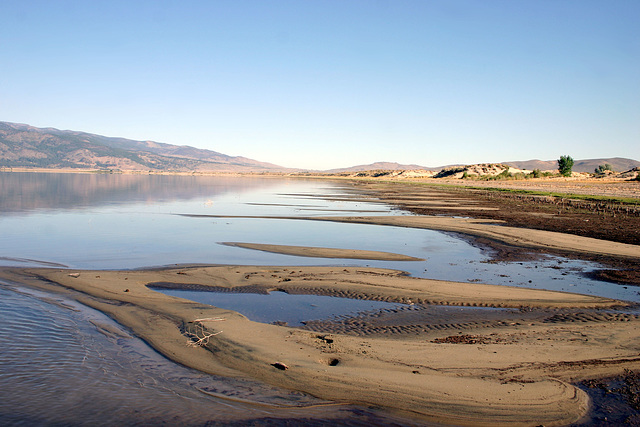 Washoe Lake shoreline