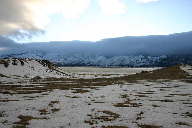 Washoe Lake and Carson Range