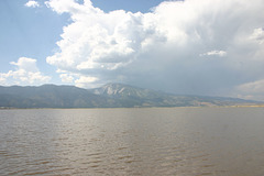 Washoe Lake & Thunderstorm over Mt. Rose