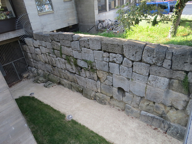 Ratisbonne : Le mur sud.