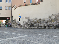 Ratisbonne, Sankt-Georgen-Platz : angle nord-est du camp.