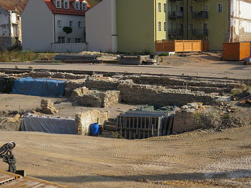 Ratisbonne, Sankt-Georgen-Platz : fouilles et travaux, 4