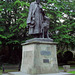 Statue of Tennyson and Dog at Lincoln Cathedral