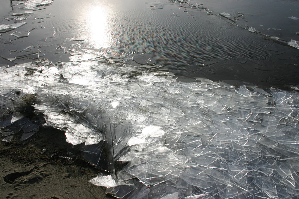 Ripples and Shattered Ice