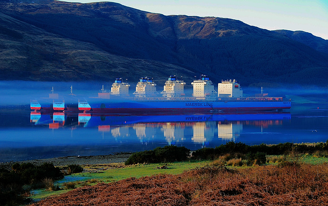 Maersk ships laid up, Loch Striven
