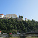 Passau : ancienne forteresse en rive gauche.