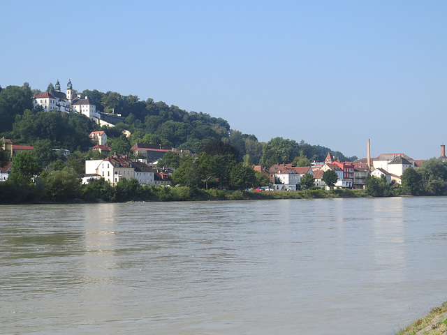 Passau : vue sur Innstadt.