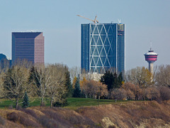 Downtown from the Glenmore Reservoir