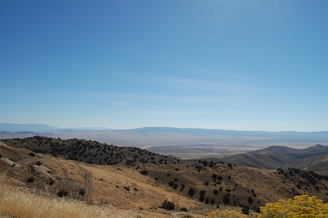 View from Seven Troughs Range