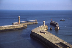 Entrance to Whitby Harbour