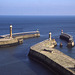 Entrance to Whitby Harbour