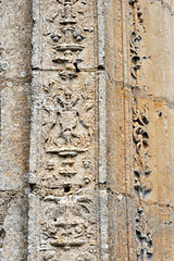 Sculptures du portail de l'église de Baillou - Loir-et-Cher