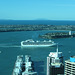 Diamond Princess Departs Auckland, NZ, 23 Jan 2012