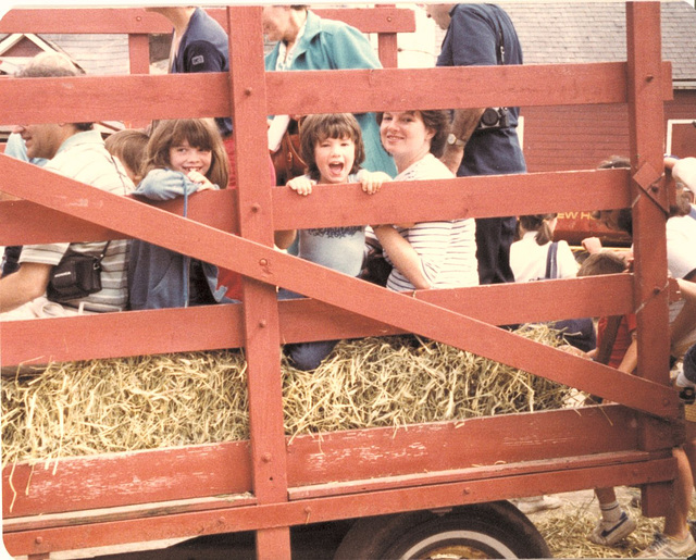 Father's Day Outing to a New Jersey Farm, 1982