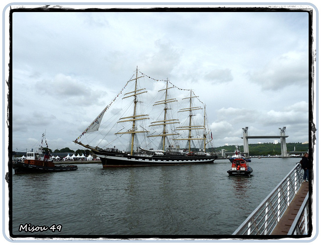 L'ARMADA de ROUEN , le départ .