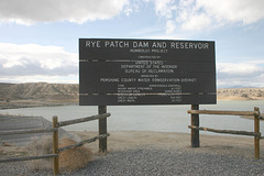 Sign, Rye Patch Dam