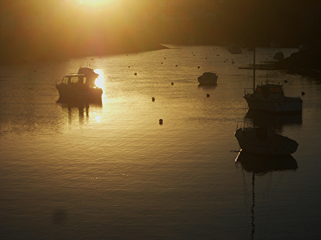 port de DOELAN au coucher