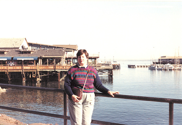 Mary and Rick in Monterey, 1993