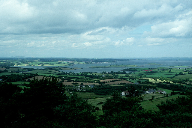 Strangford Lough from Slieve Patrick, Co. Down, Northern Ireland