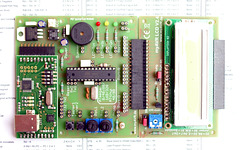 Development board + programmer + LCD addon