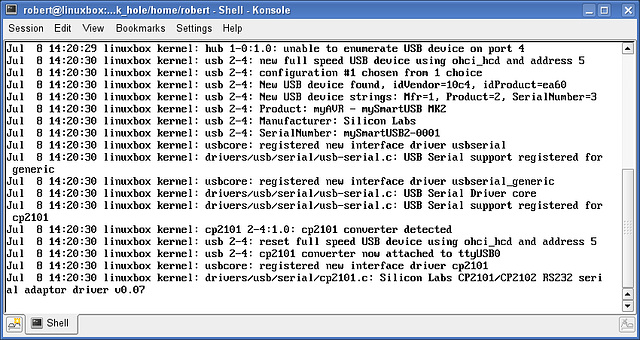 mySmartUSB MK2 on openSUSE 11