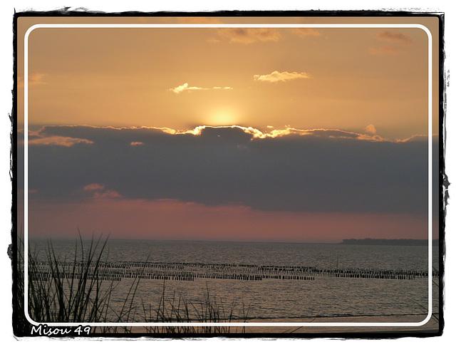 Coucher de soleil à NOIRMOUTIER