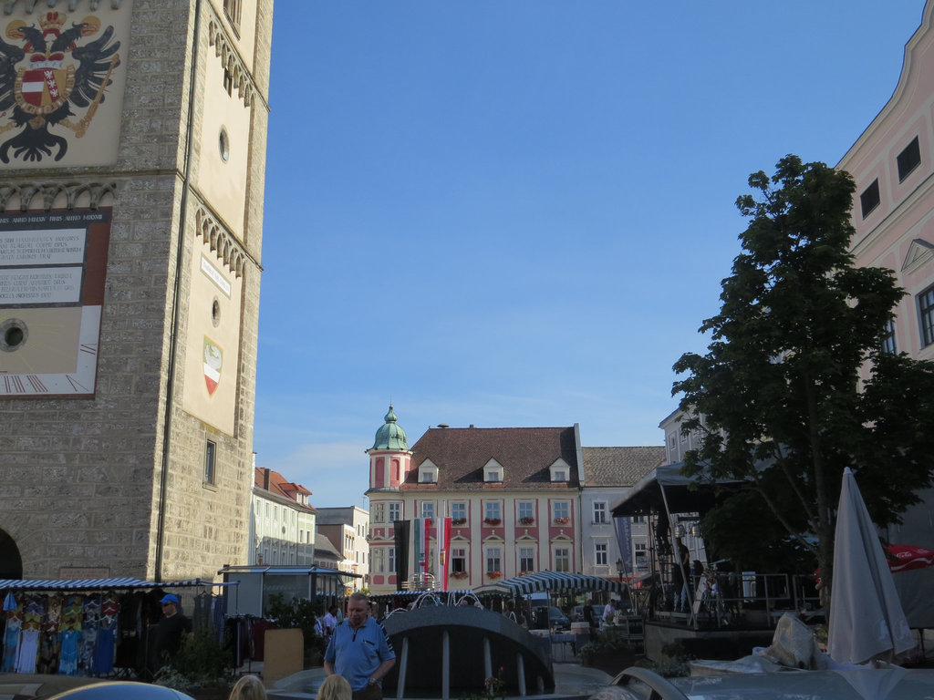 Enns : la place du marché.