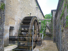 Abbaye de Fontenay : roue à aube