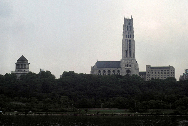 Grant's Tomb and Columbia University from the Hudson River